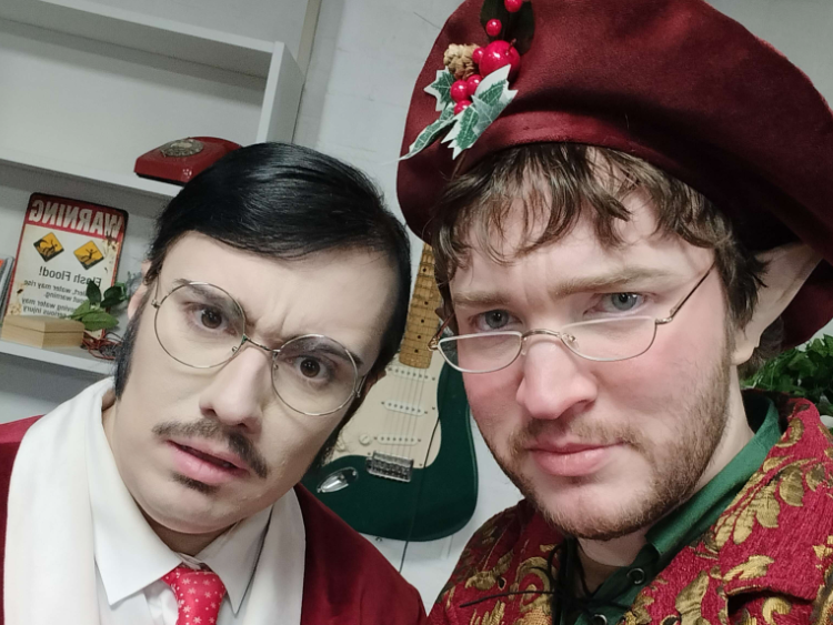 Alex and Stupes are elves
